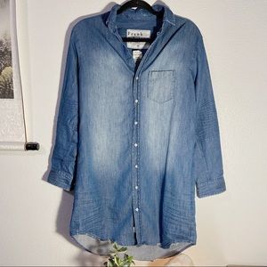 Frank & Eileen Mary Dress in Vintage Stonewashed Indigo